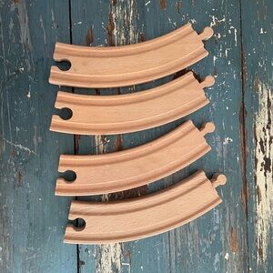 Brio Wooden Train Track Curved Pieces
